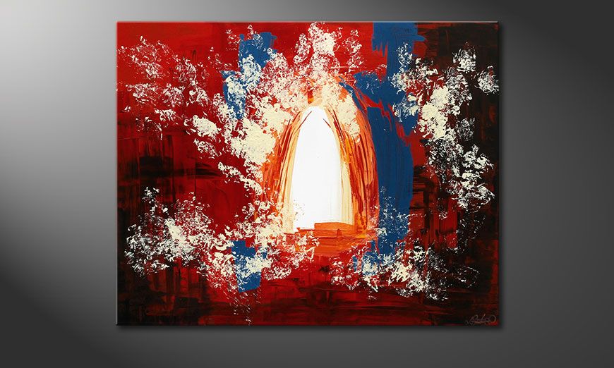 Enlightened Gate 100x80cm Gemälde