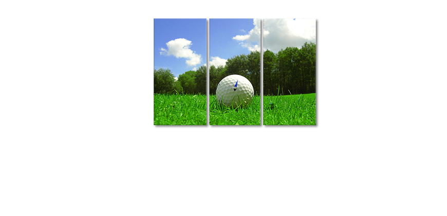 Golf Course 120x80cm wandpaneel