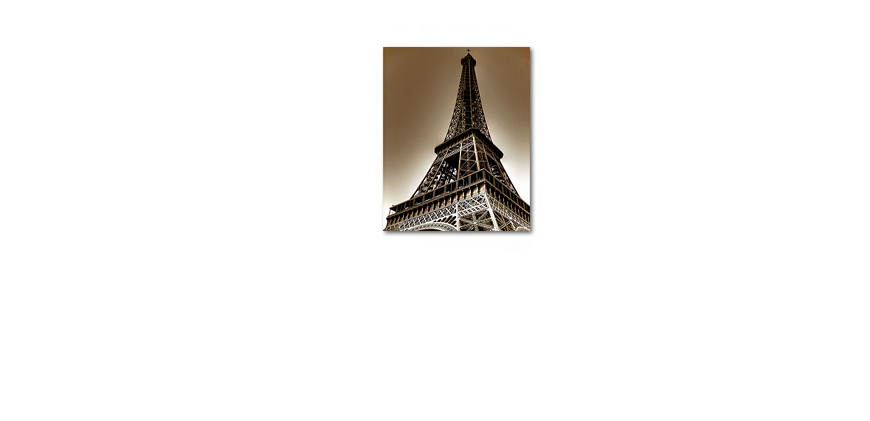 Het foto canvas Eiffel Tower 80x100cm