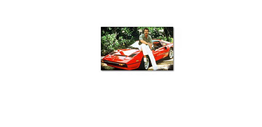 Het gedrukte canvas Ferrari Magnum 100x60cm