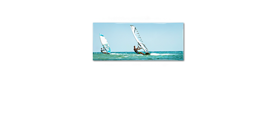 Het moderne beeld Wind Surf 120x50cm