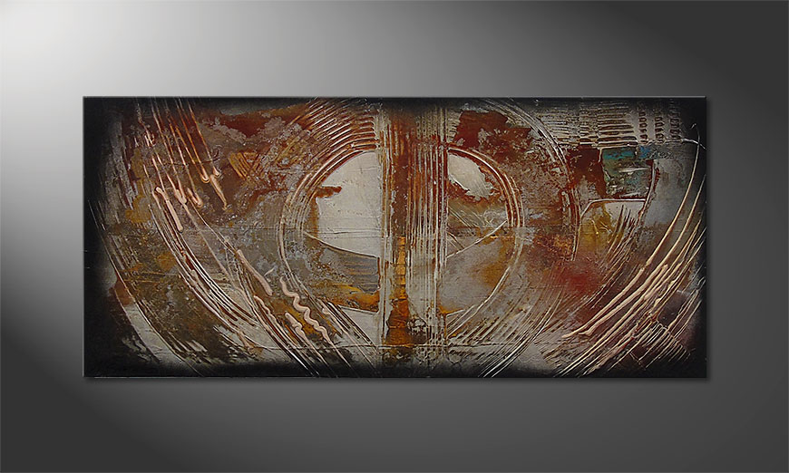 Traces of Past 110x50cm Schilderij