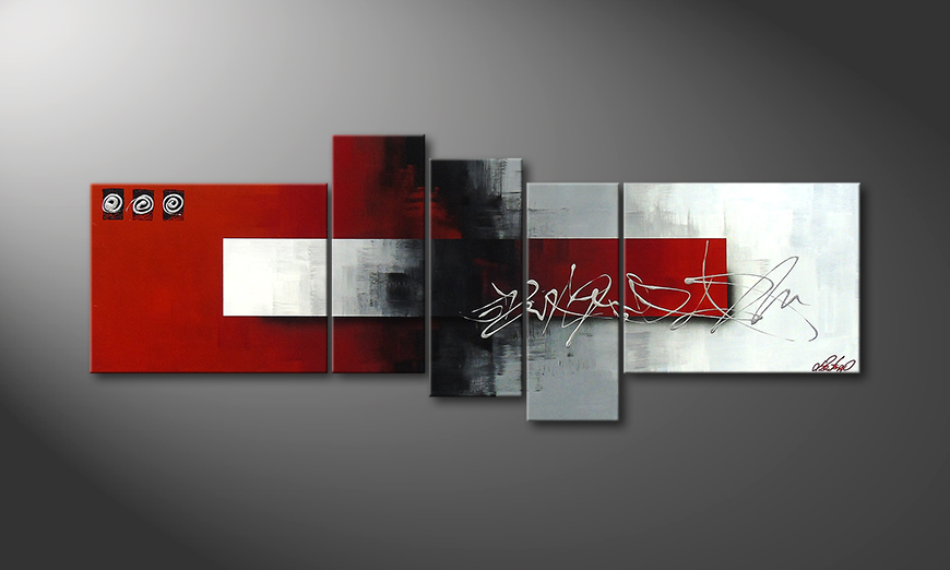 Het moderne beeld Clear Thought 160x60cm