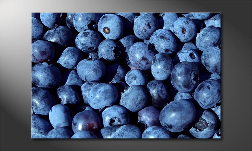 Blueberries-wandpaneel