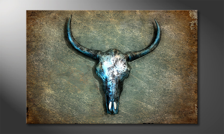 Canvaskunst-Buffalo-Skull