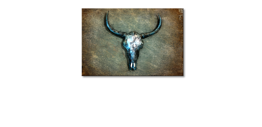 Canvaskunst-Buffalo-Skull