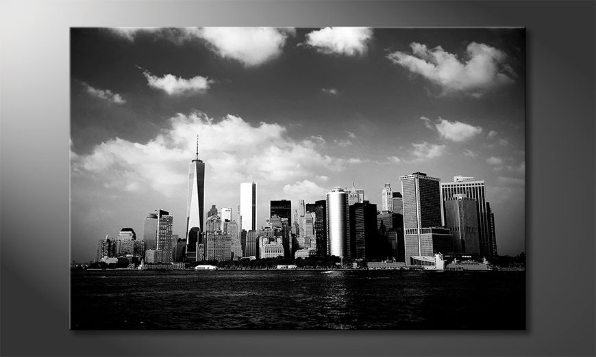 Canvaskunst-Manhattan-Skyscrapers