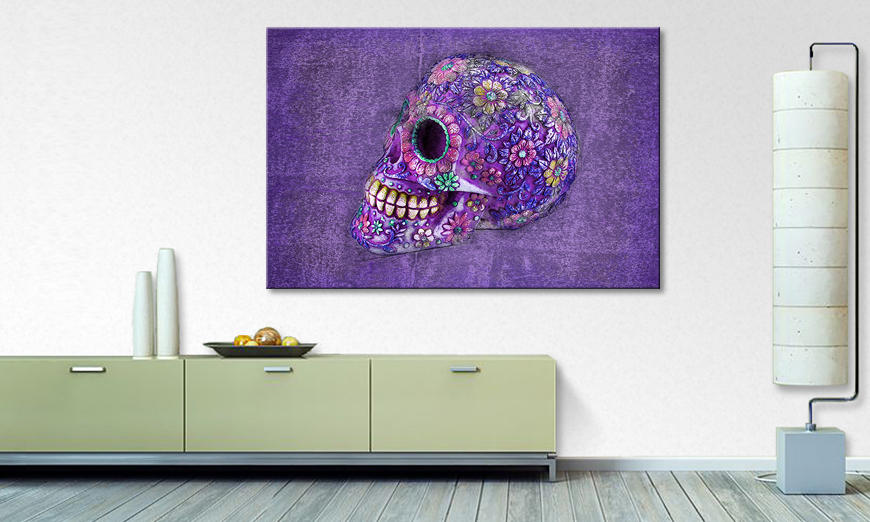 De exclusieve kunstdruk Purple Death