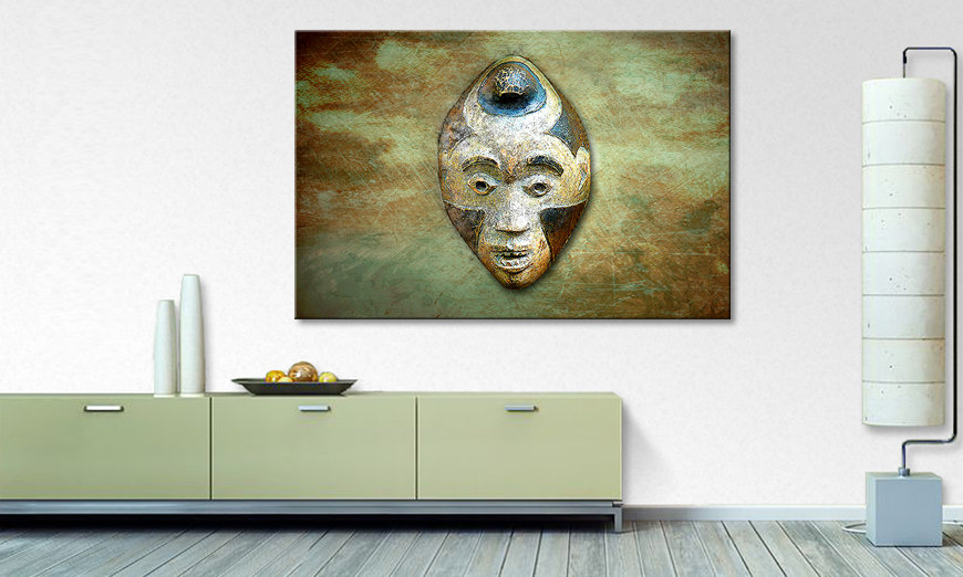 Fine Art print Afro Head