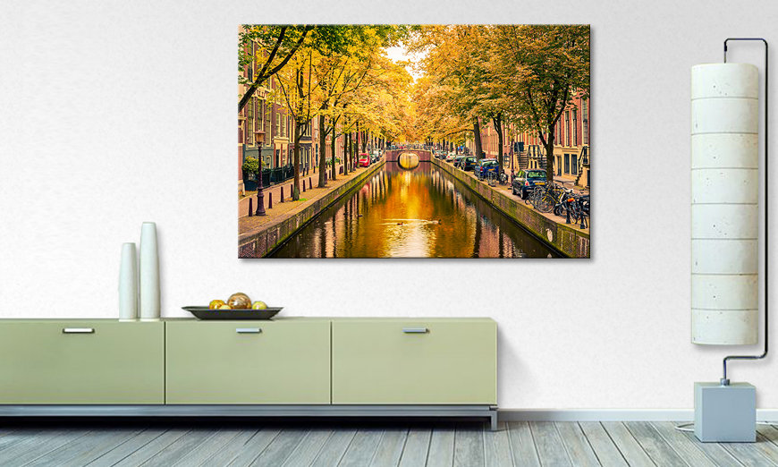 Fine Art print Autumn In Amsterdam