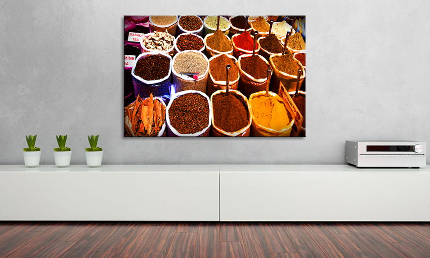 Fine Art print Colorful Spices 90x60 cm