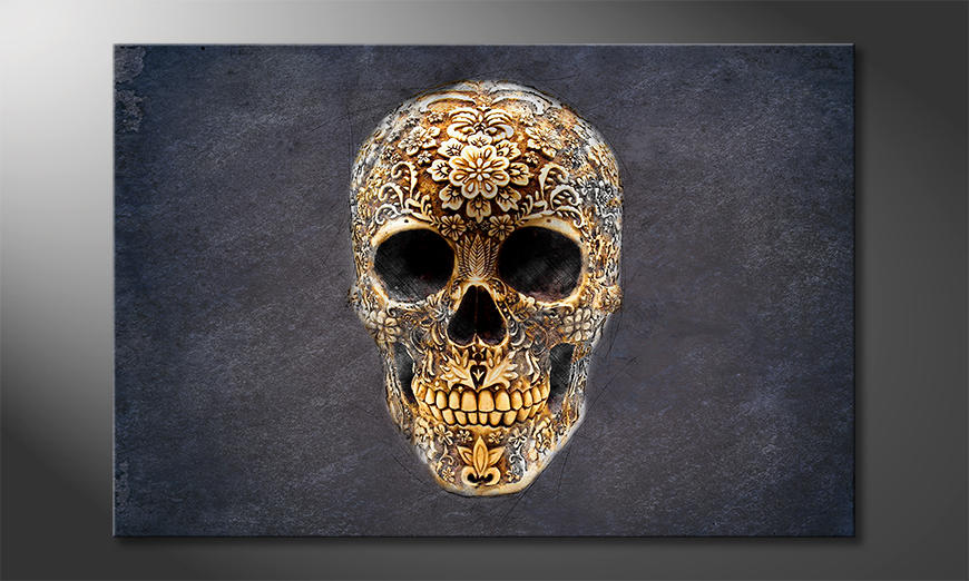 Fine-Art-print-Happy-Skull