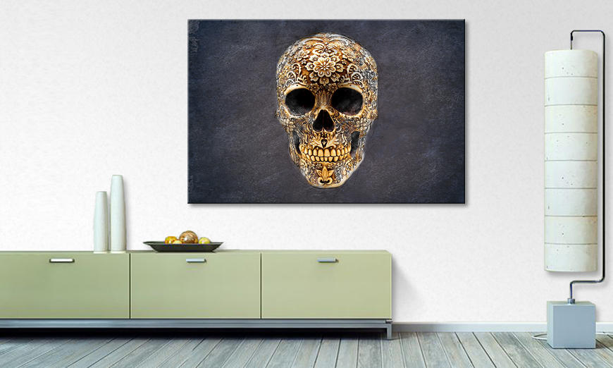 Fine Art print Happy Skull