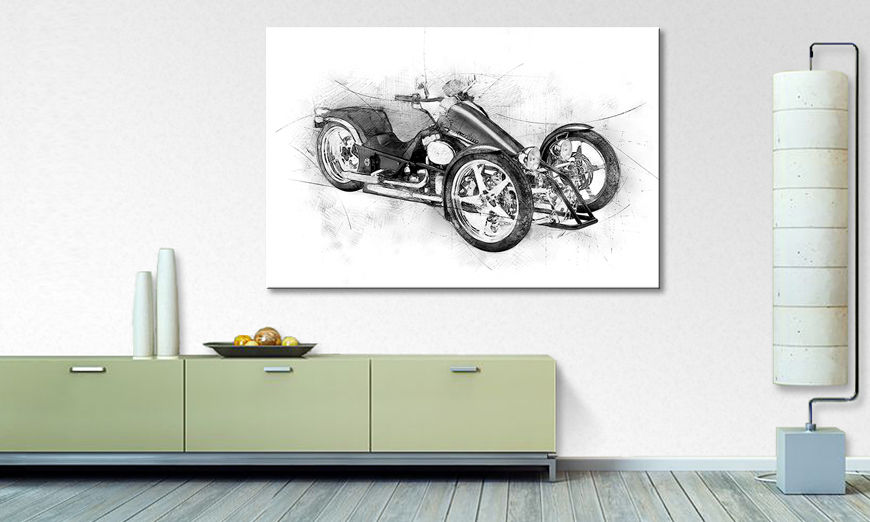 Fine Art print Motorcycle Five