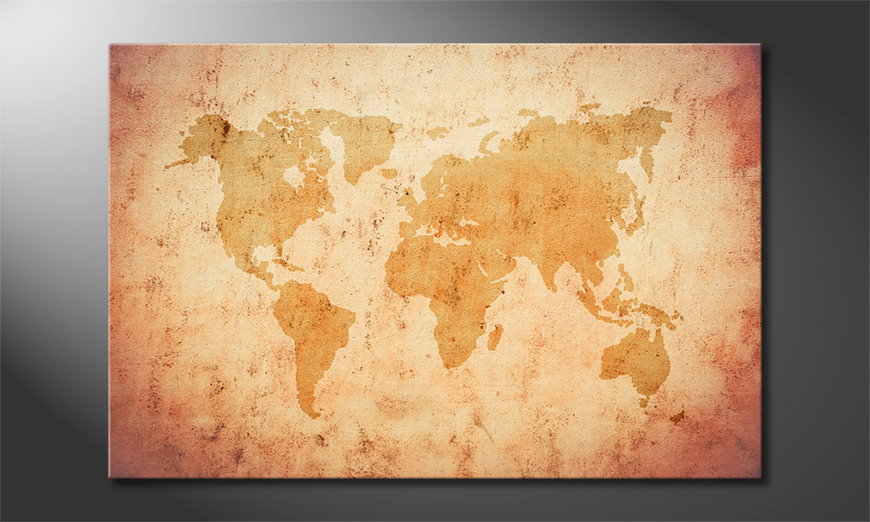 Fine-Art-print-Old-Worldmap