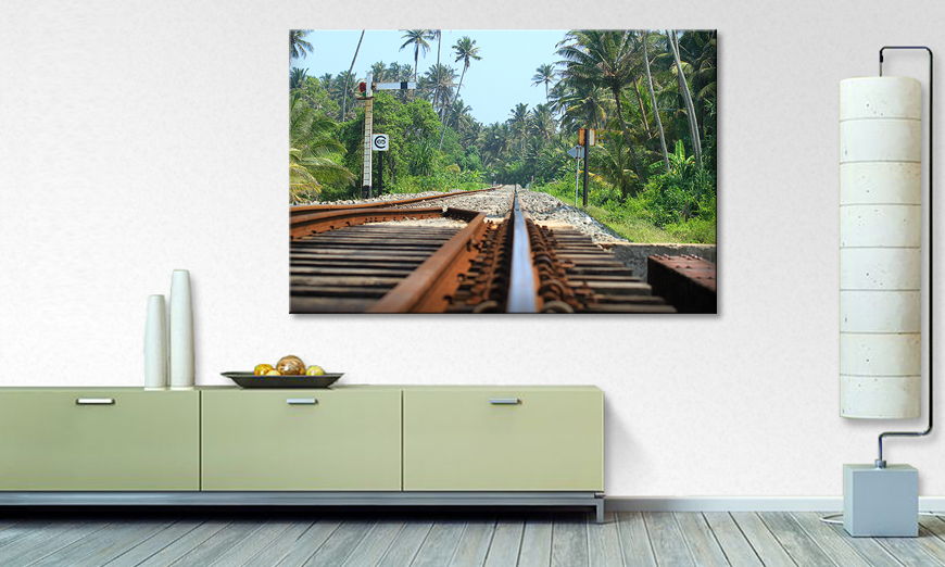 Fine Art print Srilankan Rails