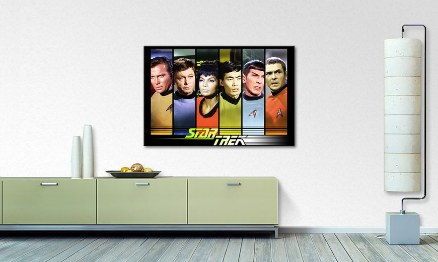 Fine Art print Star Trek Crew