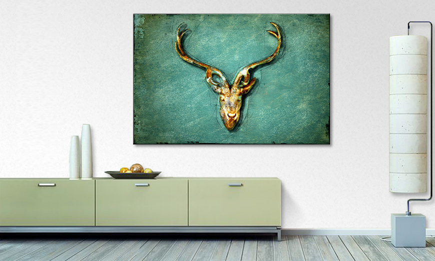 Het aardige schilderij The Deer