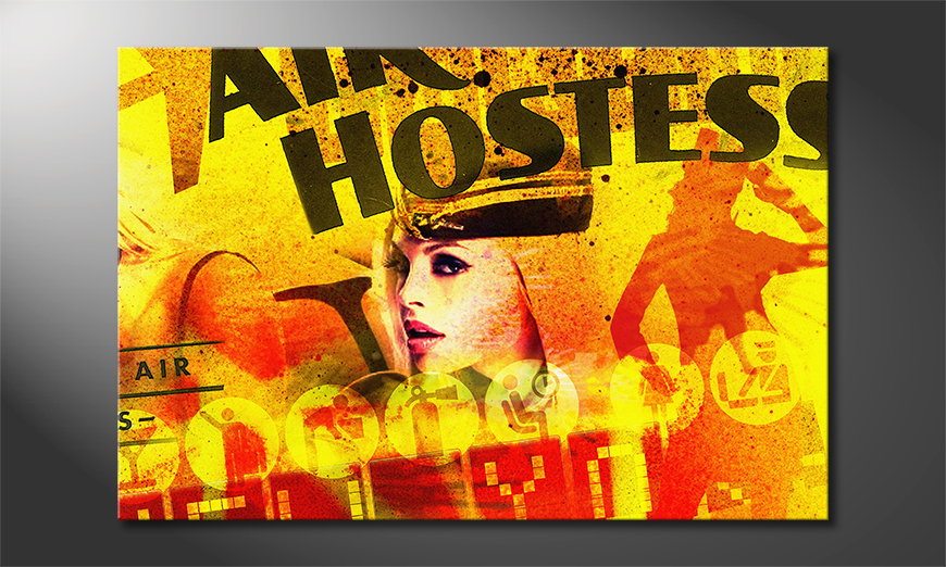 Het-abstracte-print-Air-Hostess
