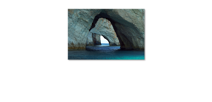 Het-foto-canvas-Blue-Caves