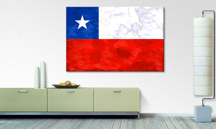 Het foto canvas Chile
