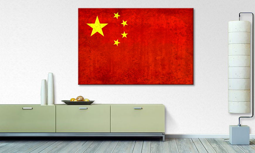 Het foto canvas China