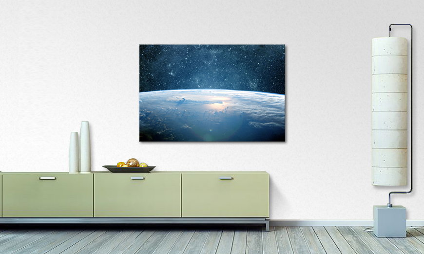 Het foto canvas Earth Planet I