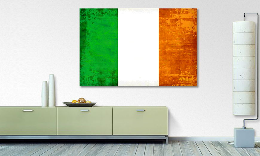 Het foto canvas Ierland