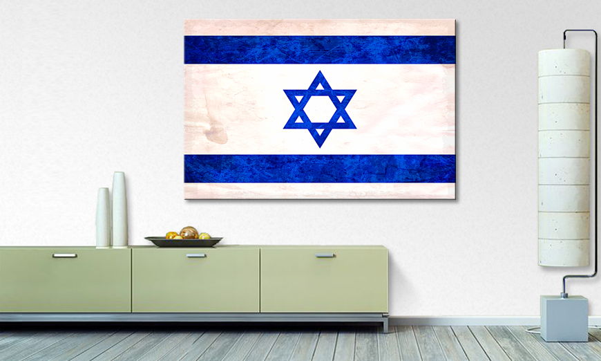 Het foto canvas Israël