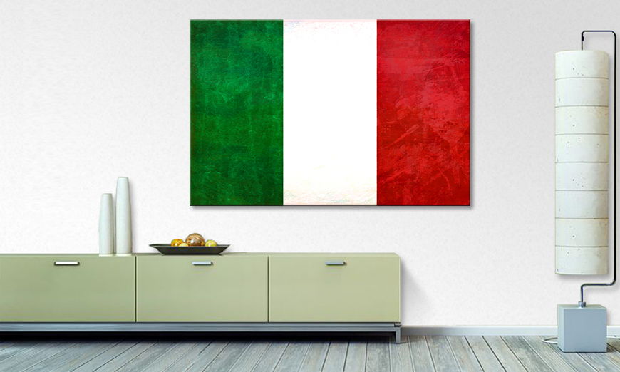 Het foto canvas Italië
