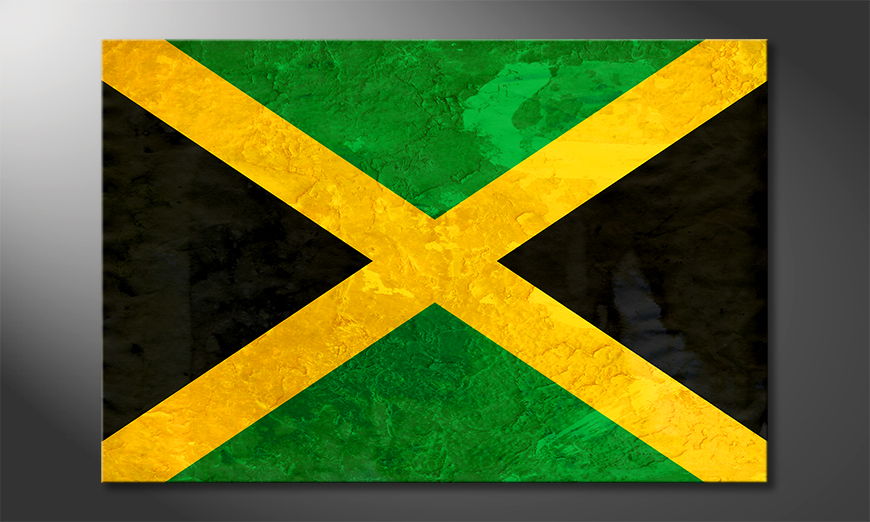 Het foto canvas Jamaica