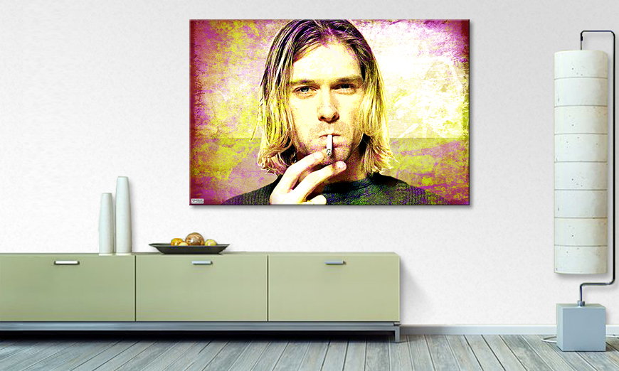 Het foto canvas Kurt