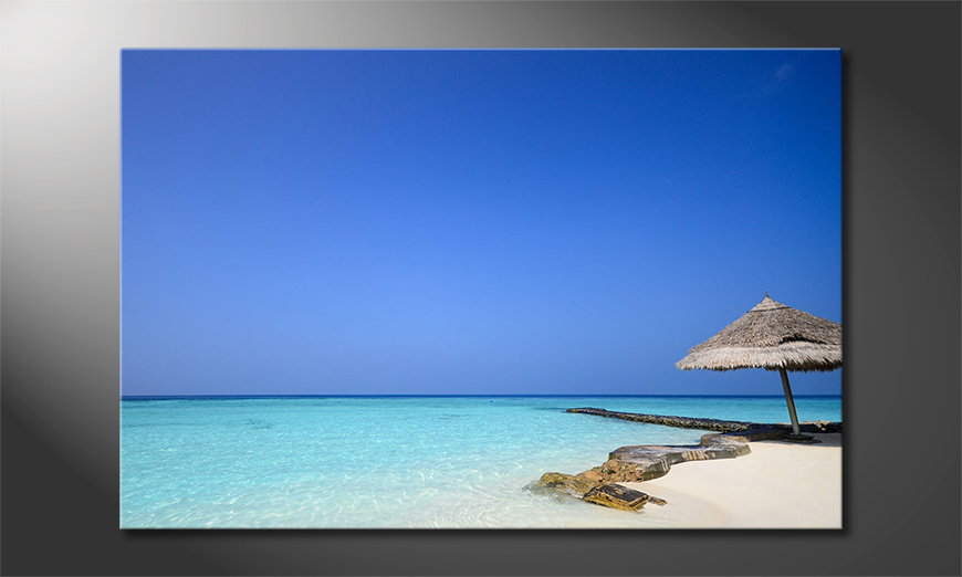 Het-foto-canvas-Maledives-Beach