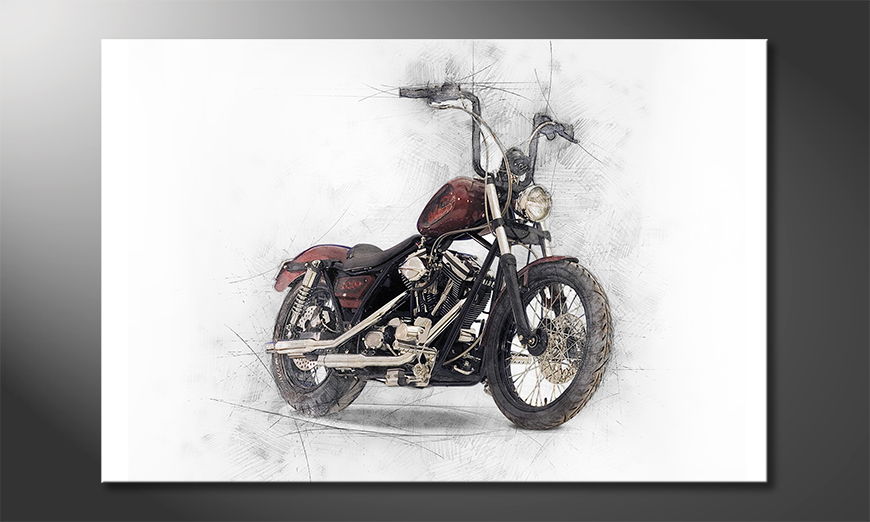 Het-foto-canvas-Motorbike