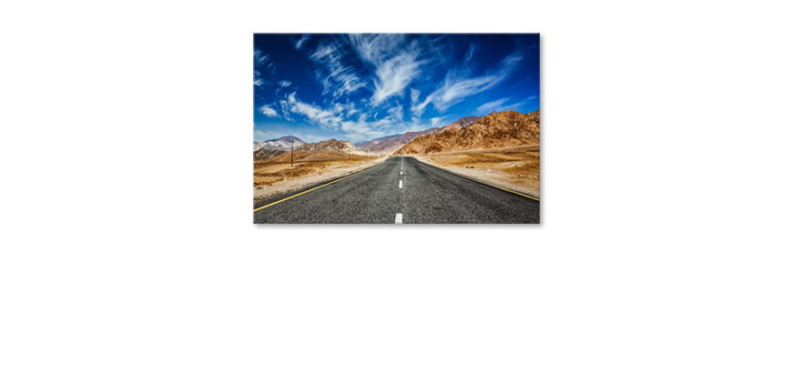 Het-foto-canvas-Road-to-Nowhere