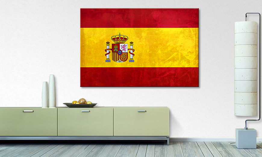 Het foto canvas Spanje