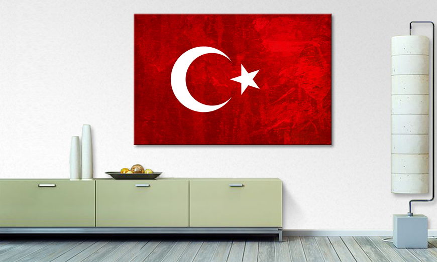 Het foto canvas Turkije