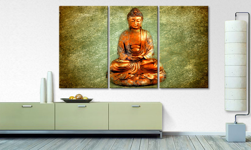 Het gedrukte beeld Meditation 180x100 cm