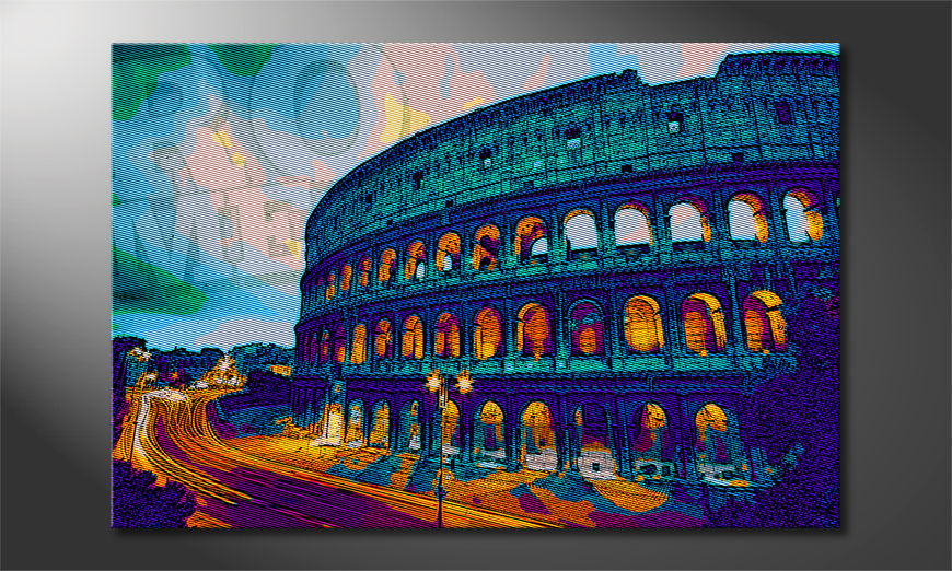 Het gedrukte beeld Rom