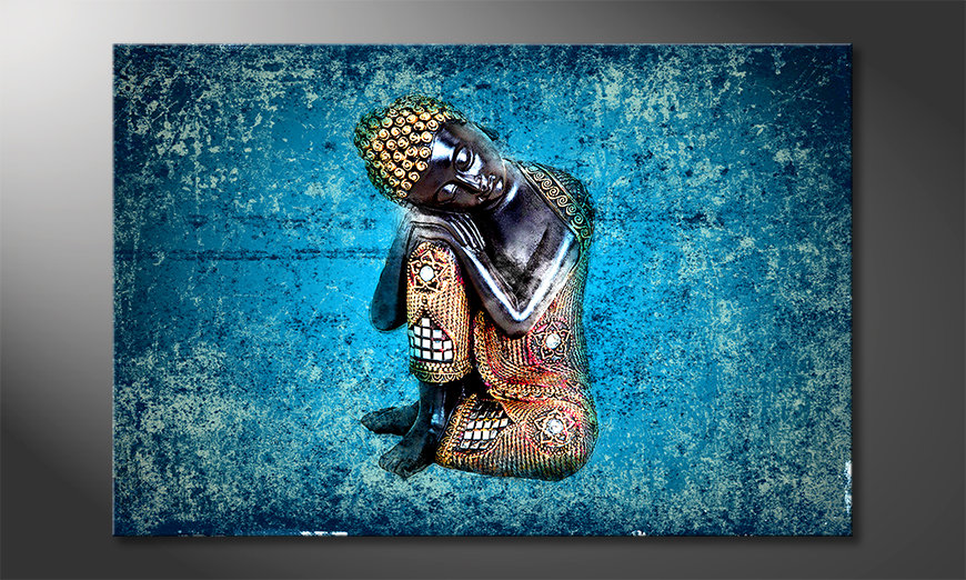 Het-gedrukte-beeld-Sleeping-Buddha-90x60-cm