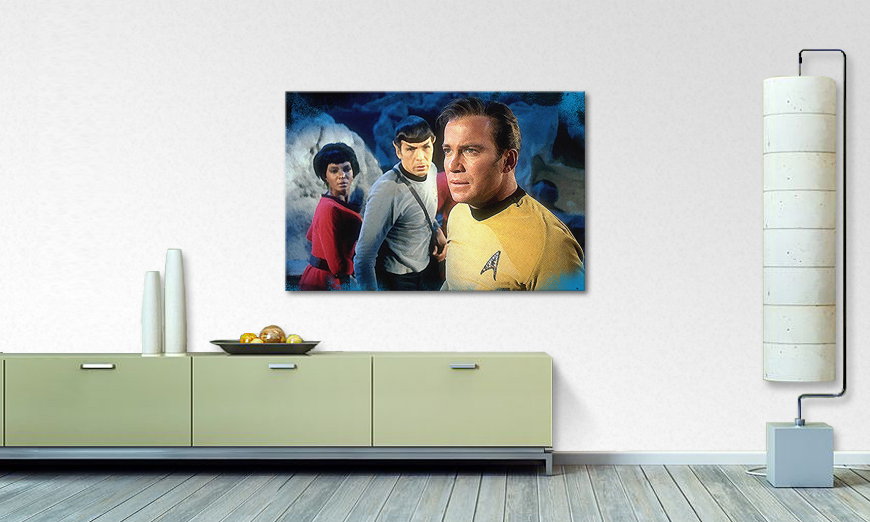 Het gedrukte beeld Star Trek 120x80 cm
