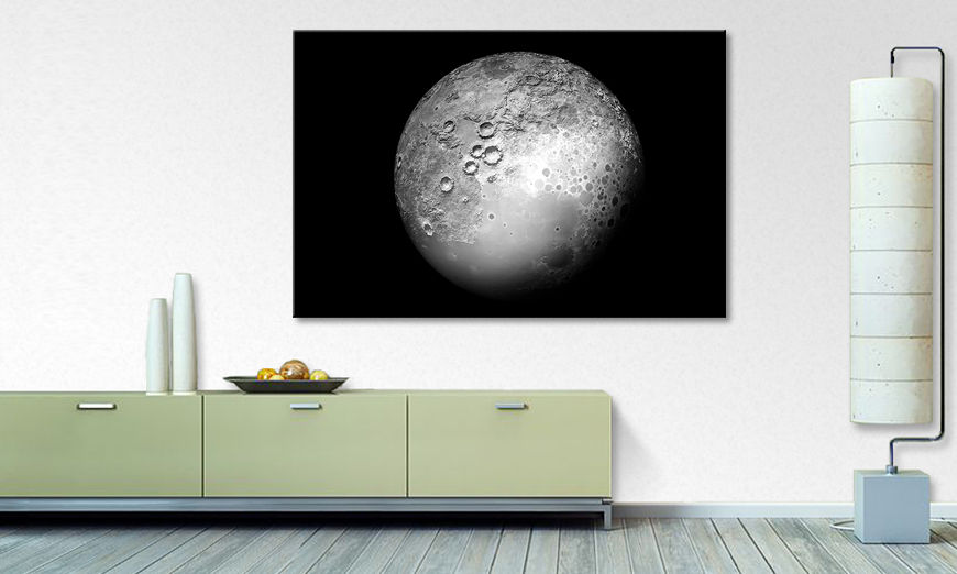 Het gedrukte beeld The Moon
