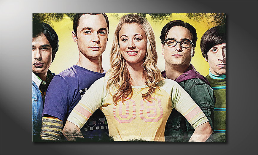 Het-gedrukte-canvas-Big-Bang-Theory