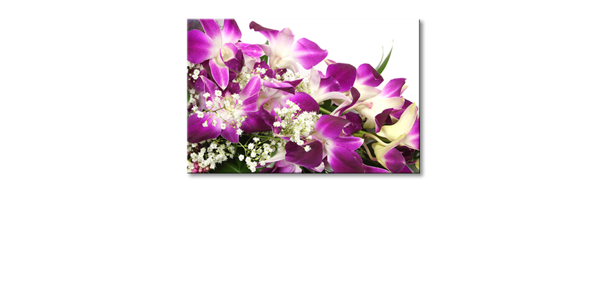 Het-gedrukte-canvas-Orchid-Blossoms