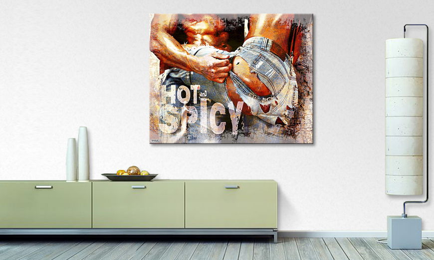 Het moderne beeld Hot and Spicy 100x80 cm