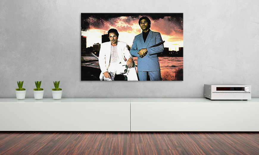 Het moderne beeld Miami Vice 90x60 cm