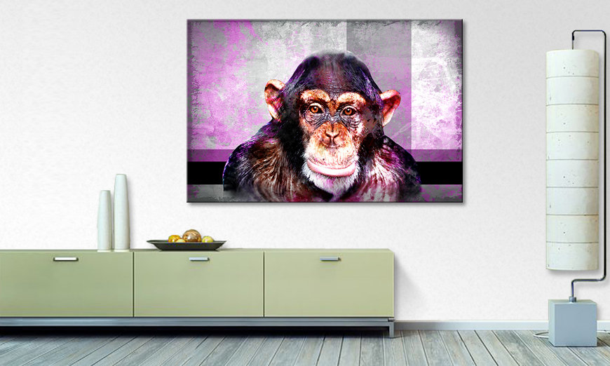 Het moderne beeld Mr Monkey