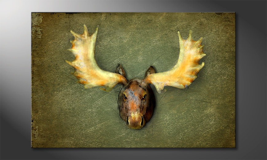 Het moderne beeld The Elk