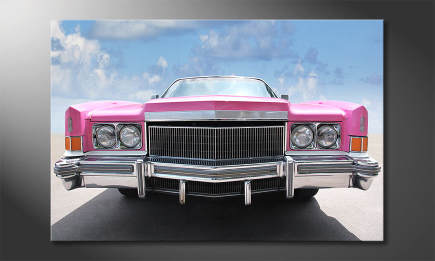 Het-populaire-beeld-Pink-Cadillac