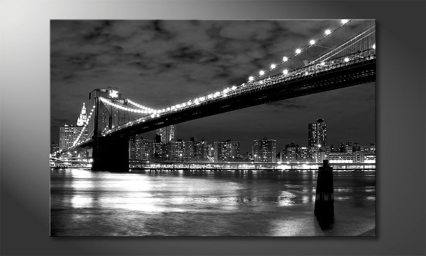 Modern-canvas-afdrukken-Brooklyn-Bridge